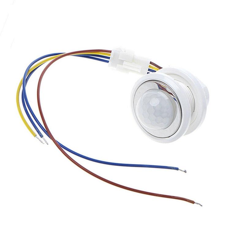 1Pcs  Adjustable PIR Detector Infrared Motion Sensor Switch AC110-240V 5
