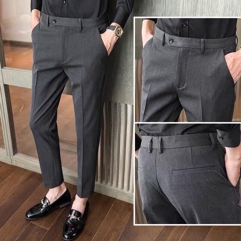Quần Âu vải cotton cao cấp, co giãn phân loại tây âu Premium thời trang phom slimfit trẻ trung. (TẶNG 1 QUẦN BOXER KHI MUA 2SP CÙNG LOẠI) Menswear Nam
