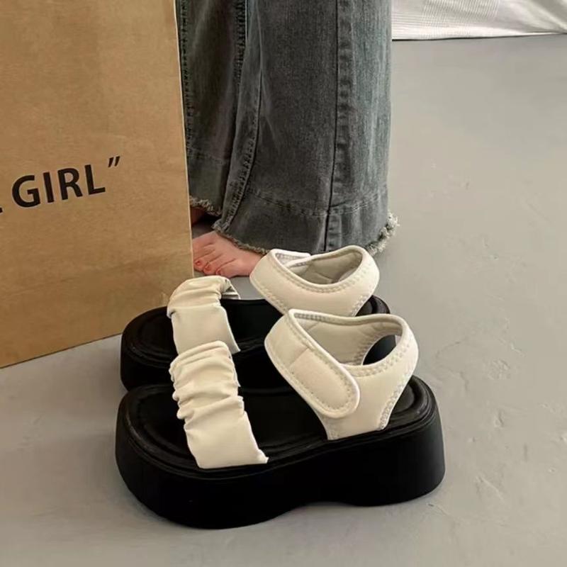 Dép Đế Xăng Đan Dày Cho Nữ, Siêu Phổ Biến Và Đẹp, Thích Hợp Cho Mùa Hè, Cao Gót Đế Xuồng La Mã Dễ Phối Đồ Hàng Mới Về 2024, Cao Cấp, Có Thể Mặc Ngoài Trời