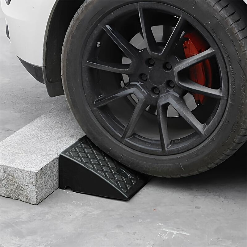 Portable Car Ramp, Front Location Threshold Ramp for Lawn Mowers, Cars, Wheelchairs, and Pets with Bolt Hole Fixing, Car Accessories 2