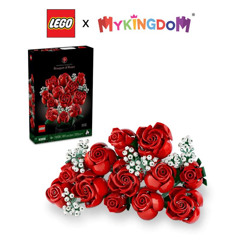 Đồ Chơi Lắp Ráp Bó Hoa Hồng Lego LEGO BOTANICALS 10328 822 chi tiết