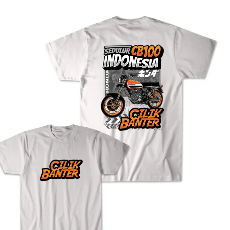 Tsalits store - Kaos Anak Motor Distro | Unisex Kids & Junior Cotton Combad 30s | Karakter Motor CB100 Cilik Banter DB | Fashion 7