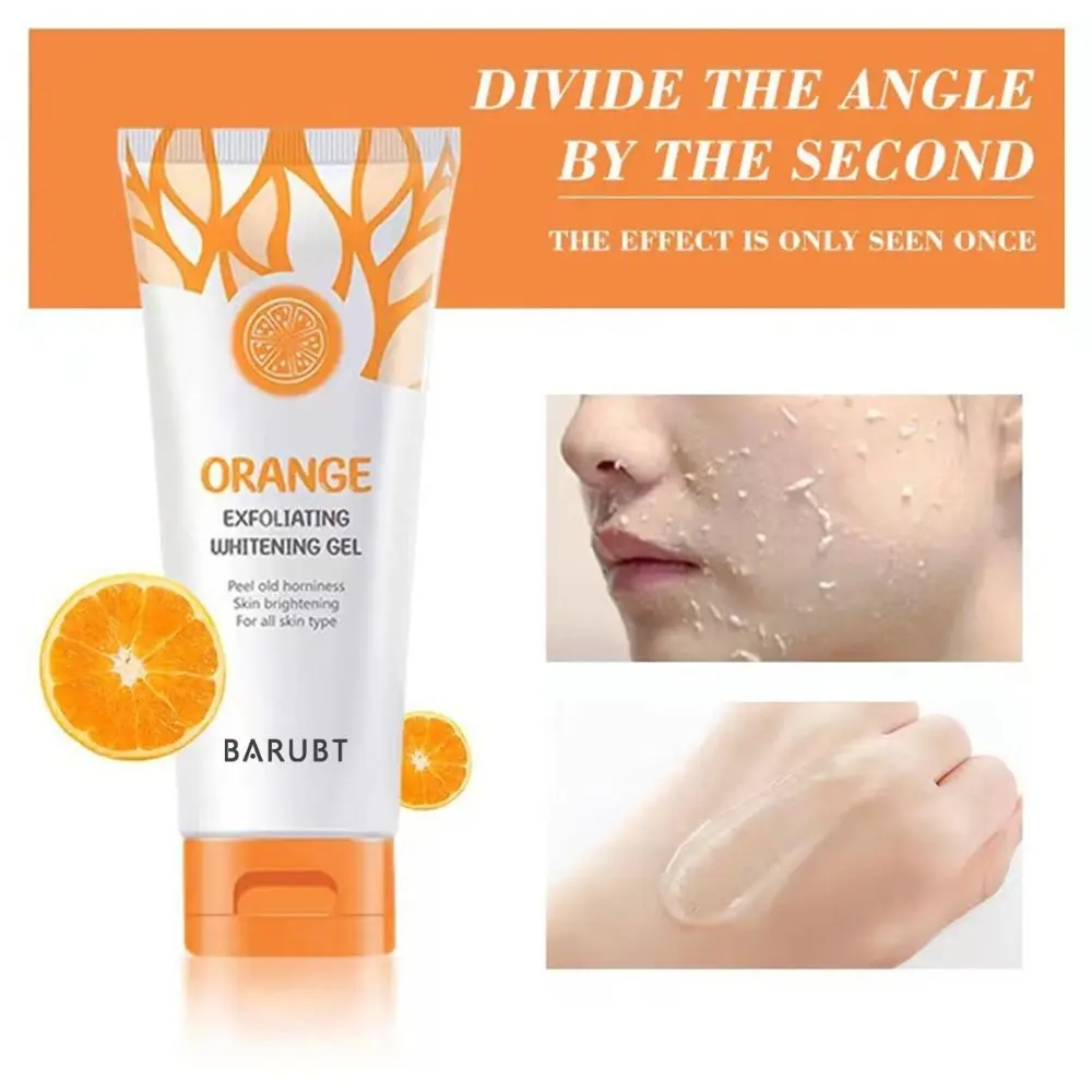 Korean Dead Spot Remover Orange Exfoliating Gel Brighten Peeling Scrub Whiten Scrub Cream Hydrating Moisturizer Gentle Repair Body Care Skin Care