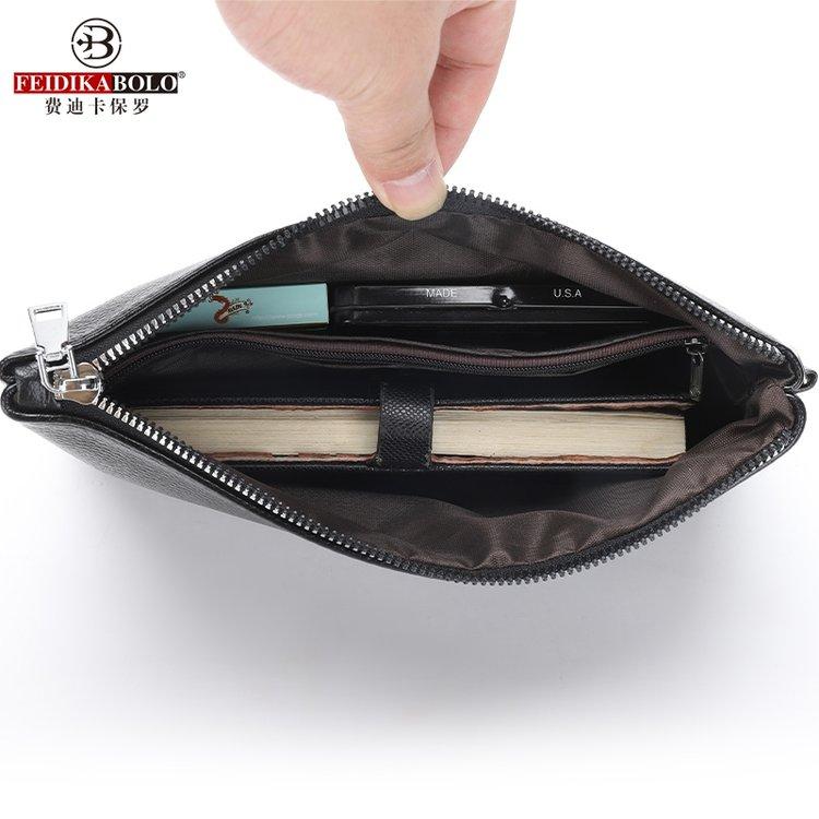 Product Introduction of Zipper Men's Bag One Size Clutch PU 25