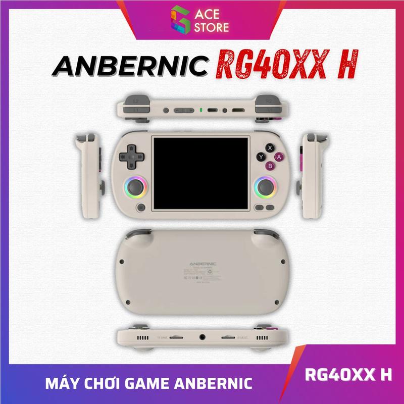 Anbernic RG40XX H Màn Hình Ngang - Máy chơi game Retro giả lập hỗ trợ xuất TV và tay cầm chơi game