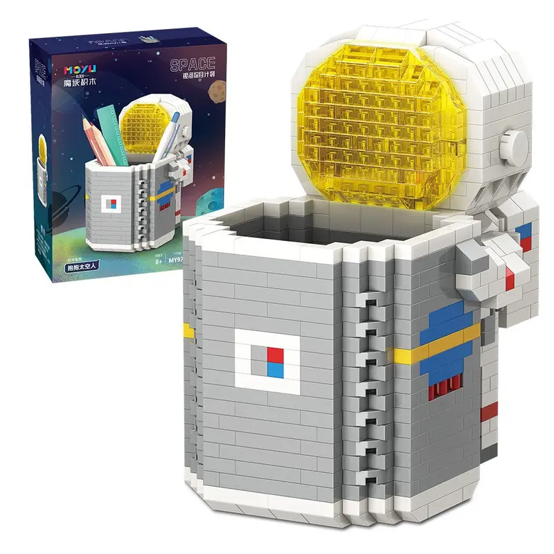 XẢ HÀNG Đồ chơi lắp ráp hộp đựng bút phát sáng Phi Hành Gia Starfish Astronaut 1