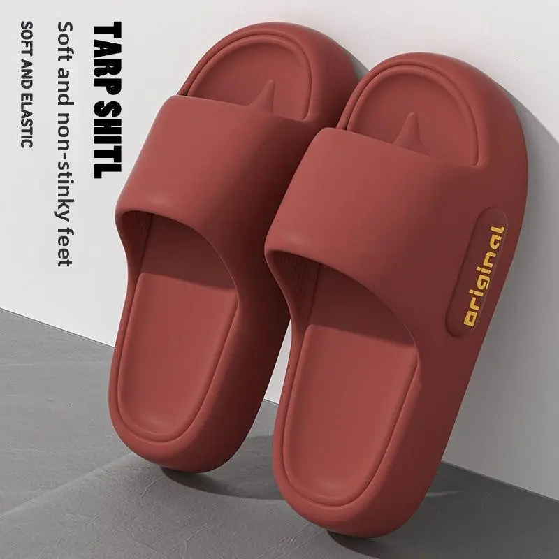 Women Summer Indoor Slide Sandals Elevated Thick Sole Comfortable Anti Slip