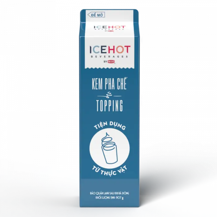 KEM BÉO THỰC VẬT RICH'S LÙN 500G - HÀNG CHÍNH HÃNG - KEM PHA CHẾ CAO CẤP 7