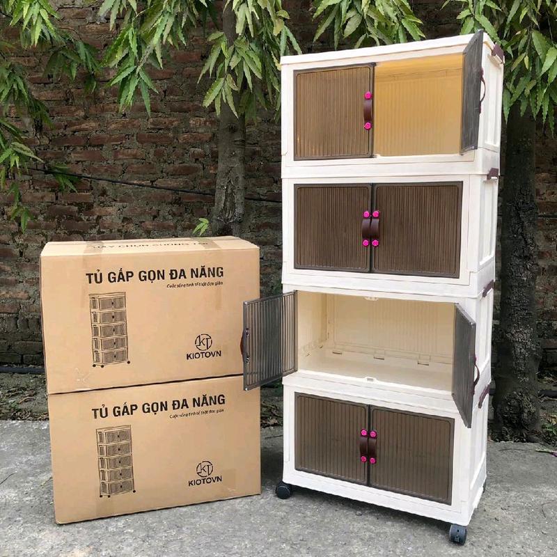 Tủ lắp ghép đa năng 4 tầng 0