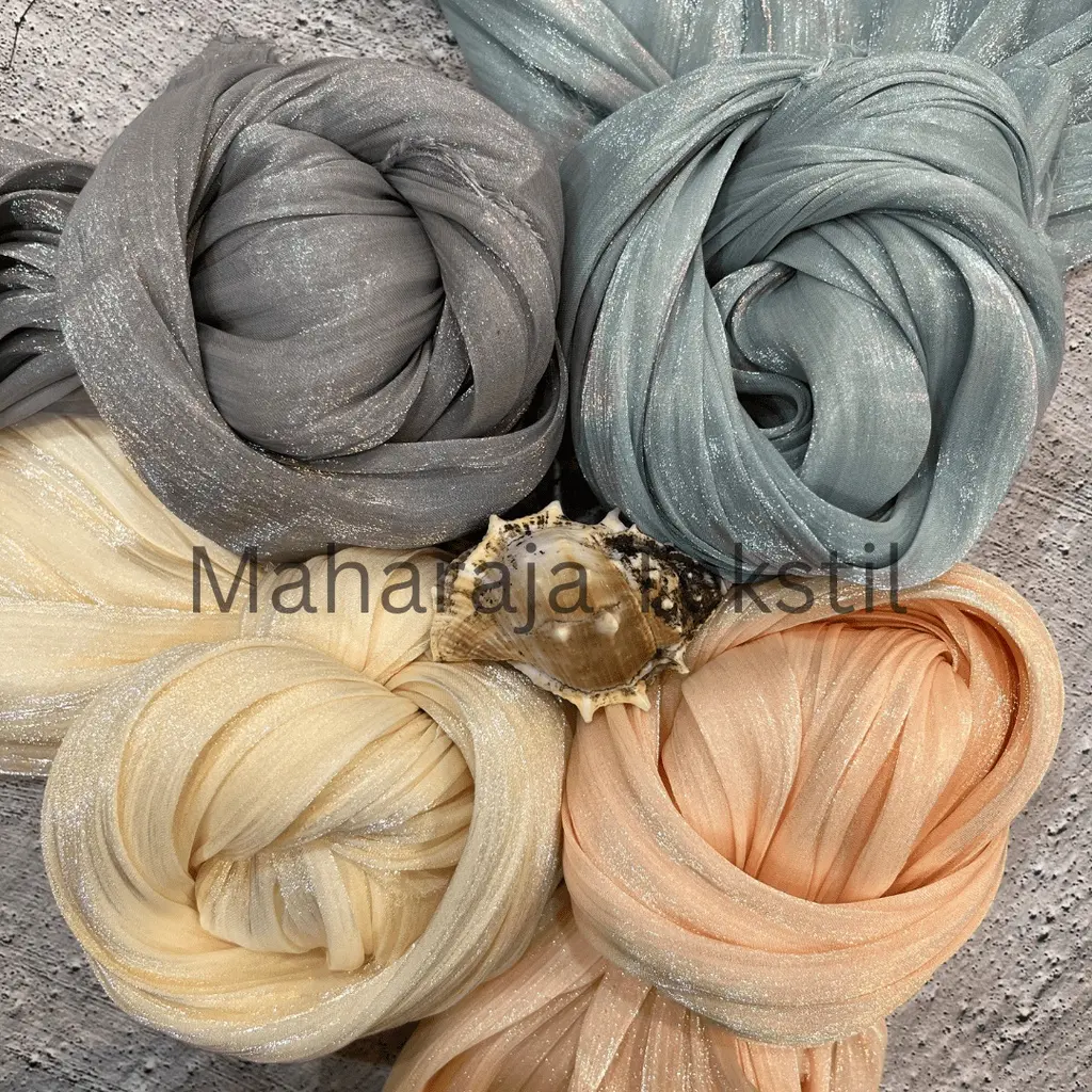 Shimmer Silk / Satin Shimmer / Yoryu Shimmer / Shimmer Serat Jagung Premium / Rose Yoryu Termurah