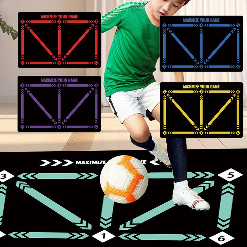 Heribar Football Footwork Mat Portable Non-slip Silent Kids Teens ...