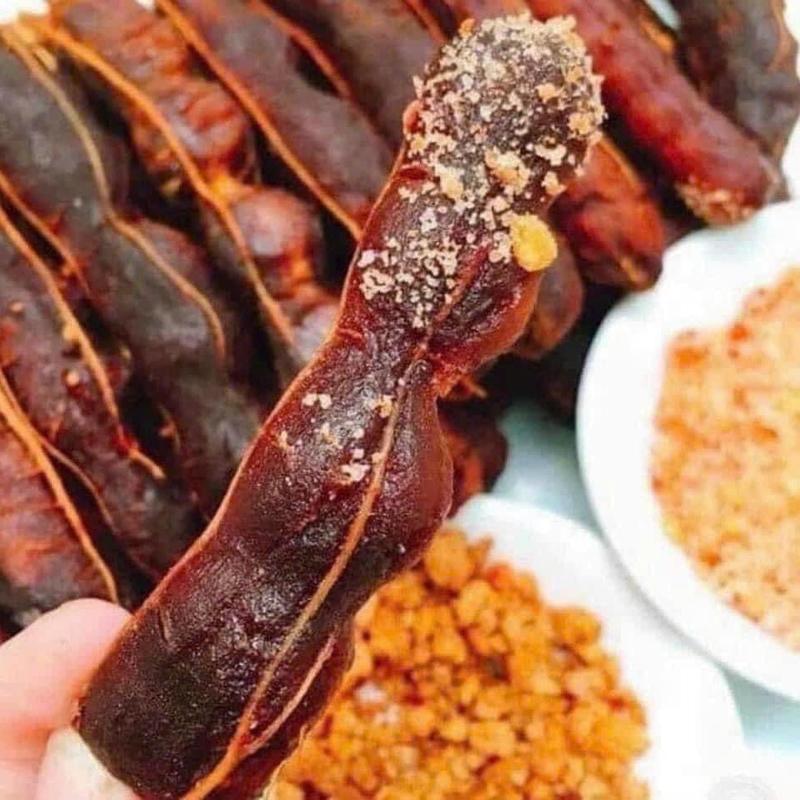 Combo 2 Hủ Me Lào Chua Ngọt 500gr kèm muối 2hu=1ky Food Ăn Vặt Snack Thức Ăn