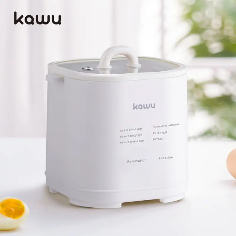 แนะนำ ความคงทน ขายร้อน สินค้าขายดี คุณภาพรับประกันได้ 【ขายล่วงหน้า】kawu XM-ZD10 เครื่องไข่ต้มไฟฟ้าสแตนเลสพลาสติก Double Layer เครื่องไข่ต้ม เครื่องไข่ต้ม เครื่องไข่ต้ม