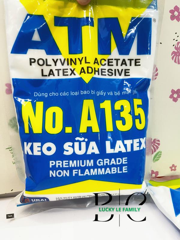 Keo sữa ATM chính hãng loại tốt, Bịch 1kg, Chuyên Làm Slime, Dán Gỗ Dán Giấy Siêu Dính
