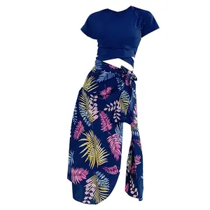 Set Baju Renang Wanita Gaya Korea  High Quality model three-pieces 8042 Atasan Celana Swimwear