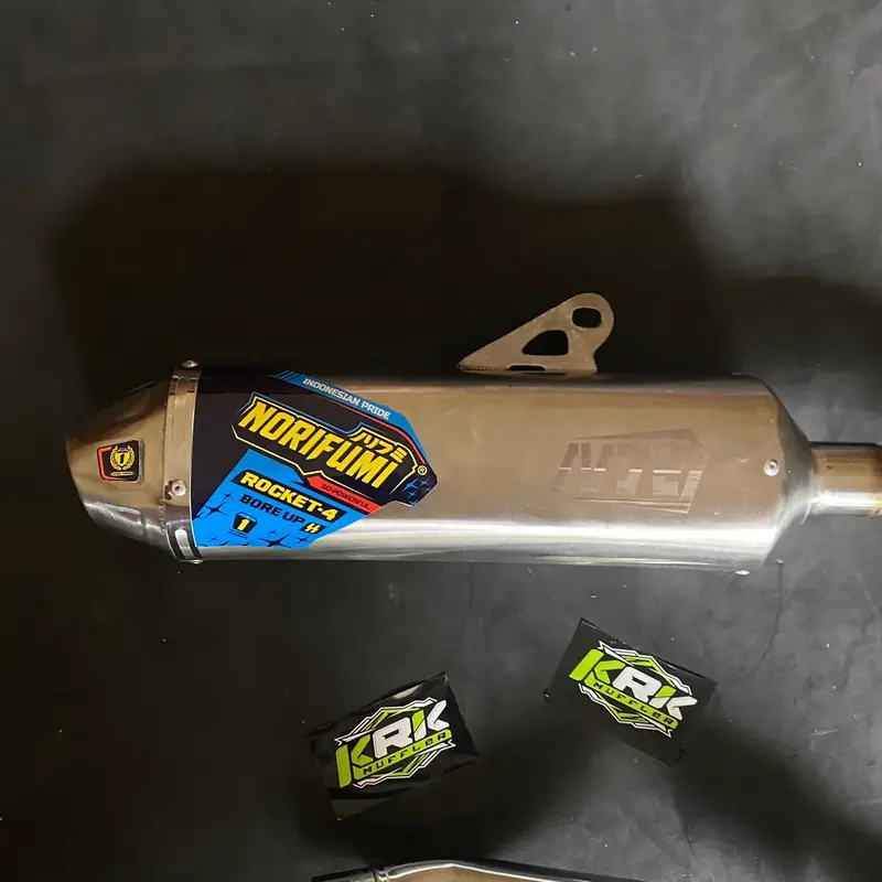Knalpot Norifumi Roket 4 Bore up model terbaru sangat cocok untuk motor CRF, KLX dan WR 155 2