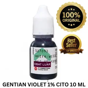 [SUGOI] GENTIAN VIOLET 10ML CITO CIUBROS | OBAT SARIAWAN | BAU MULUT | perbotol