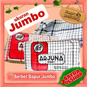 SERBET DAPUR JUMBO isi 12pcs / Lap Serbet isi Selusin