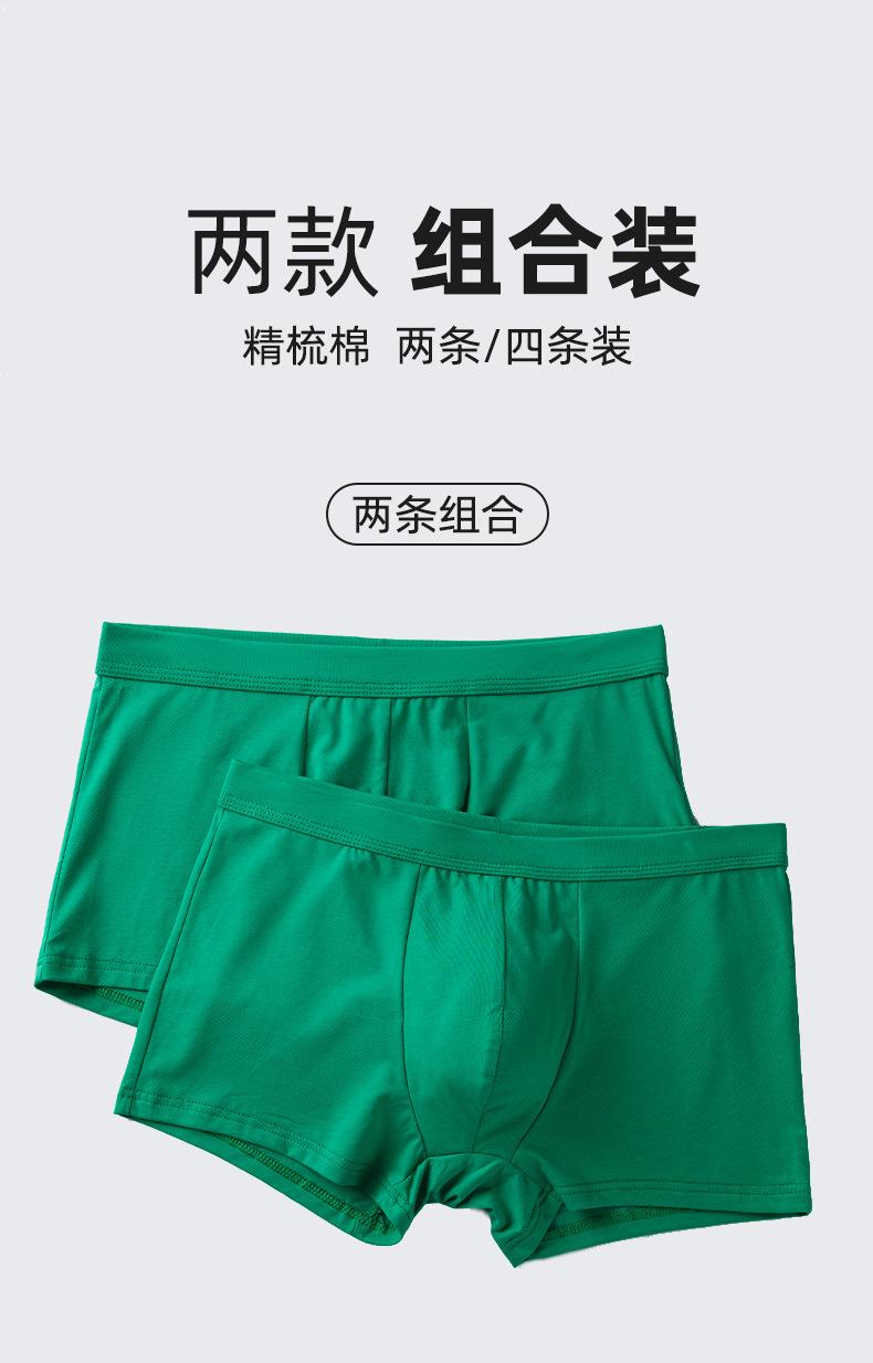 Product Introduction of Men's cotton underwear comfortable men's boxer shorts multi-color 5