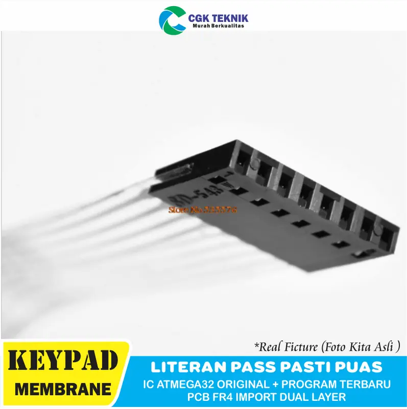 CGK TEKNIK - KEYPAD PERTAMINI MEMBRANE 4X4 KEYPAD POM MINI 3