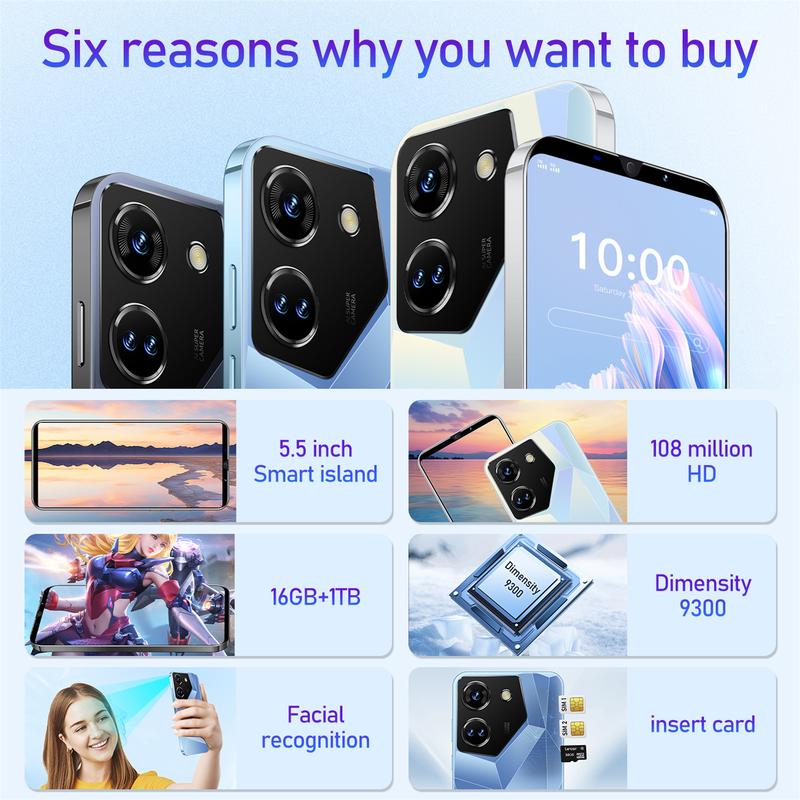 Product Introduction of New 5.5-Inch C20pro Mobile Phone 16+1T Android Smartphones 1