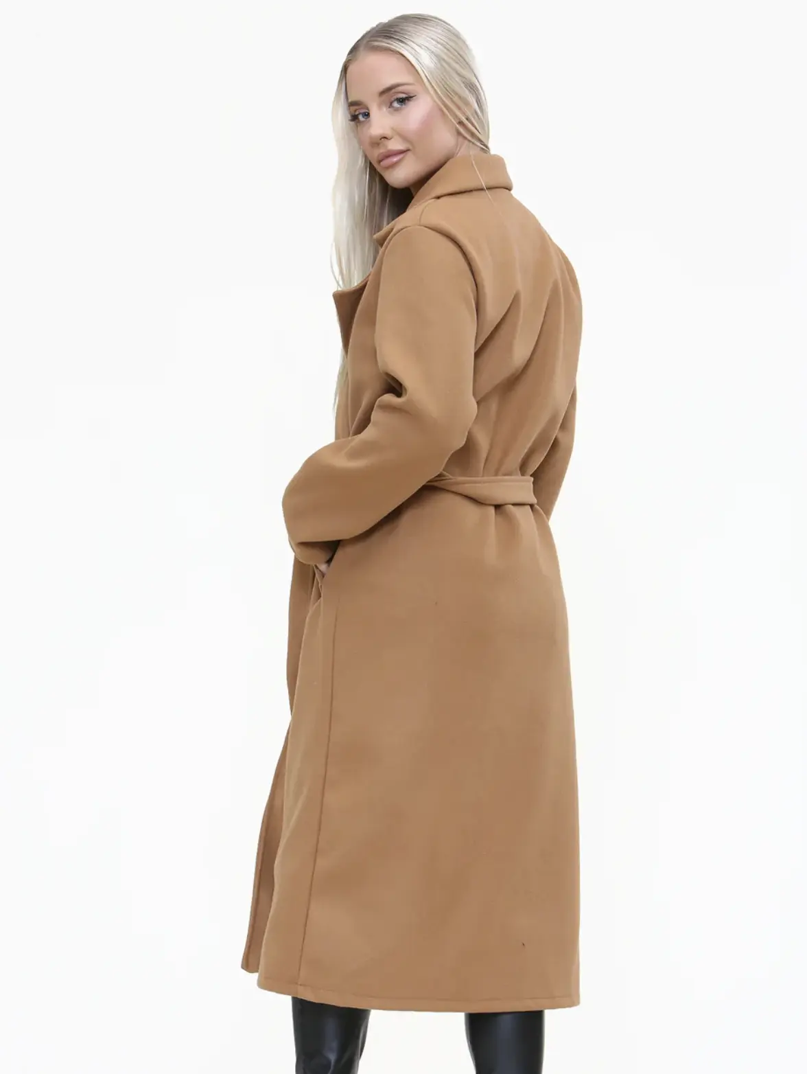 BASIC BELTED MAC COAT