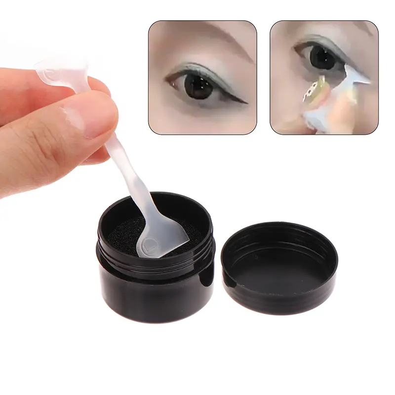 Bộ Tem Kẻ Mắt Hai Đầu, Dụng Cụ Mỹ Phẩm Phấn Mắt, Dễ Vẽ, Bút Kẻ Mắt Cổ Điển, Phụ Kiện Khuôn Dập, Dụng Cụ Trang Điểm 1