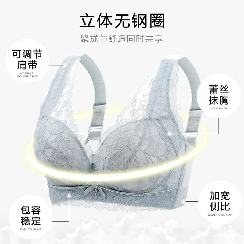 Áo Ngực Che Kích Thước Ngực Lớn Hàng Mới Về, Mỏng Và Nâng Ngực, Giữ Ngực, Có Thể Điều Chỉnh, Thích Hợp Cho Phụ Nữ Và Bé Gái Đầy Đặn, Chống Chảy Xệ, Đồ Lót 1