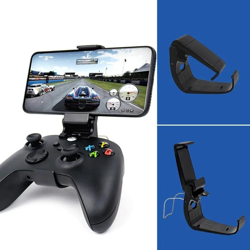Adjustable Wireless Game Controller Holder, Universal Phone Mount Bracket for Gaming Controller, Gamepad Controller Clip Holder, Gaming Console Accessories for Xbox Series S/X 3