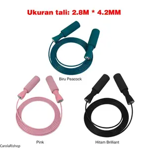 Lompat Tali Profesional, Skipping Rope Olahraga, Tali Lompat Pelajar, Tali Skipping Kebugaran, Alat Fitness Kardio, Lompat Tali Pembakar Lemak, Tali Skipping Anak-Anak, Tali Skipping untuk Latihan Kebugaran, Pembakaran Lemak & Persiapan Ujian Sekolah