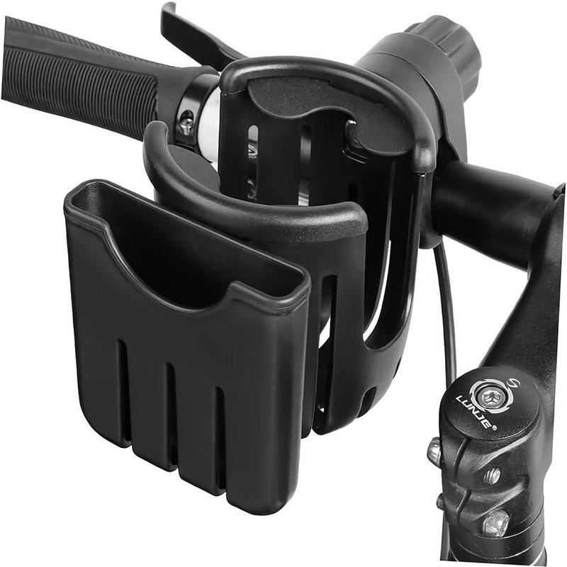 2 in 1 Universal Bike Cup Holder, Bicycle Cup Holder, Large Capacity 360 Degree Rotatable Bike Cup Holder, Motorcycle Phone Holder 4