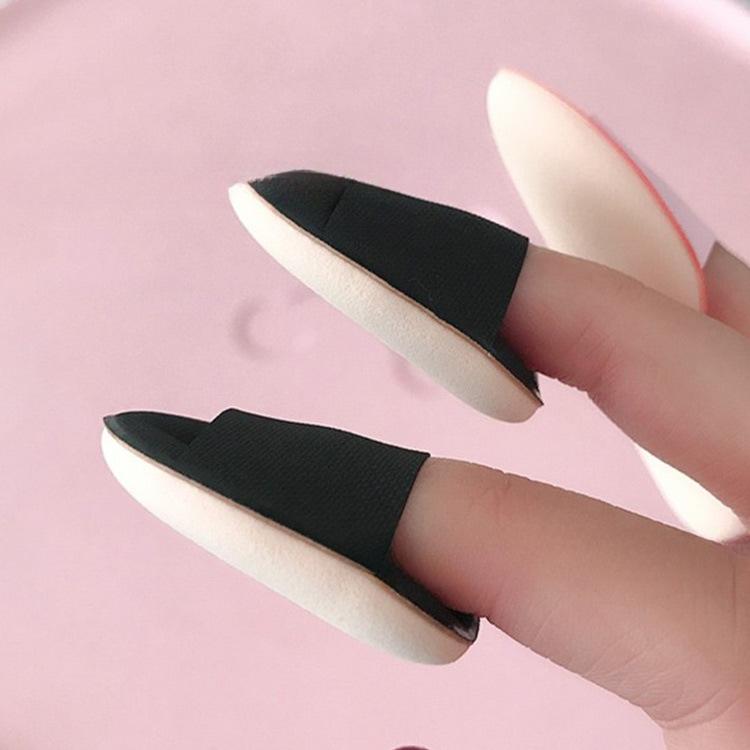 Product Introduction of Bông Đệm Khí Ngón Tay Mini, Bông Trang Điểm, Bông Đệm Khí Làm Đẹp Che Khuyết Điểm, Không Ăn Phấn Cosmetic Nữ Mỹ Phẩm Women mút cushion  art3m1s foxie  mút 4