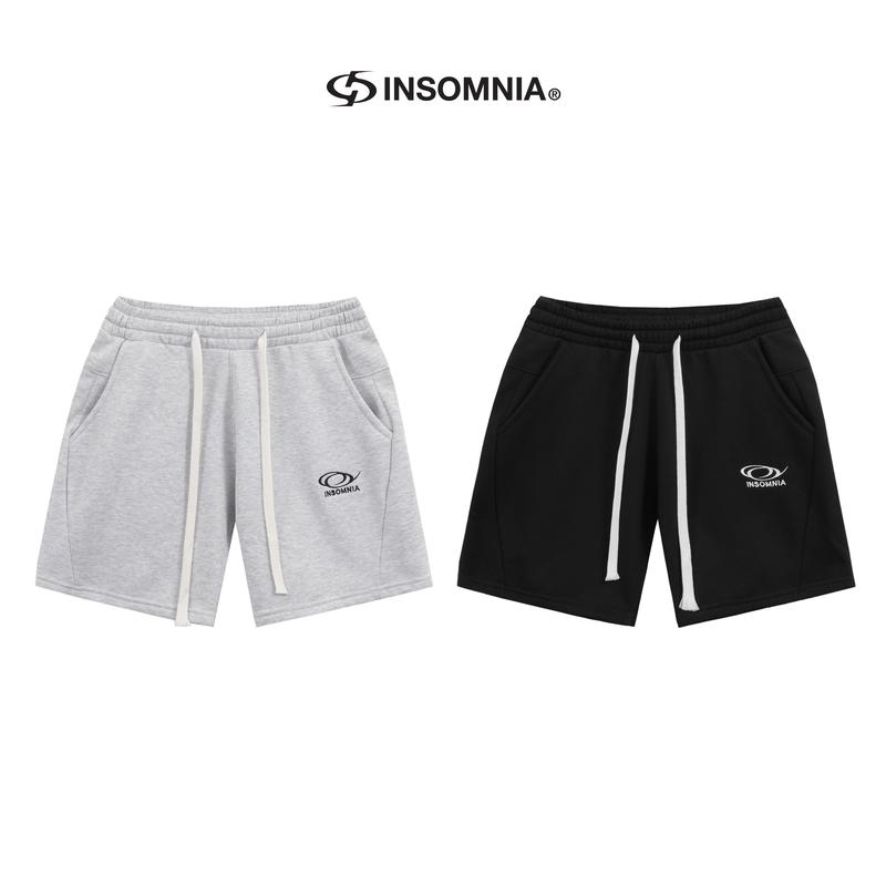 Quần Short Logo Thêu INSOMNIA Chất Nỉ Bông Dày Dặn Form Rộng Unisex - PS015