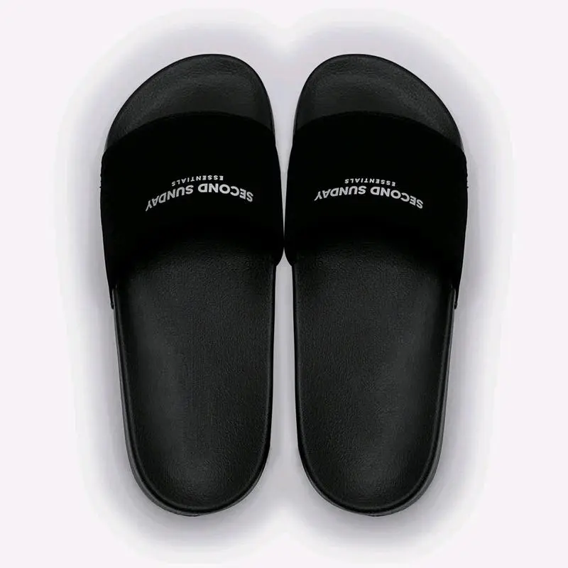 Dép Second Sunday Essentials Quai Ngang Nam Nữ Bản Cao Cấp kiểu dáng Hàn Quốc 'hot' Slipper DeP Đế Bằng DéP Dép Lê Leather 1