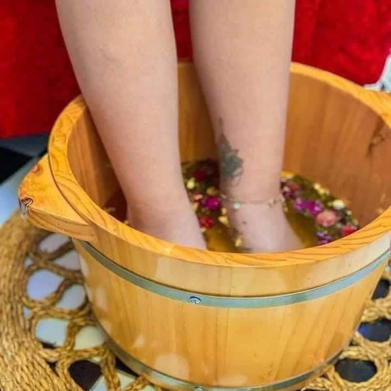 Bột Ngâm Chân Thảo Dược Giúp Thư Giãn Khử Mùi Hôi Chân - Thành Phần Quế, Đại Hồi, Thiên Niên Kiện, Bạc Hà, Gừng, Lá Lốt, Ngải Cứu - Đường 3
