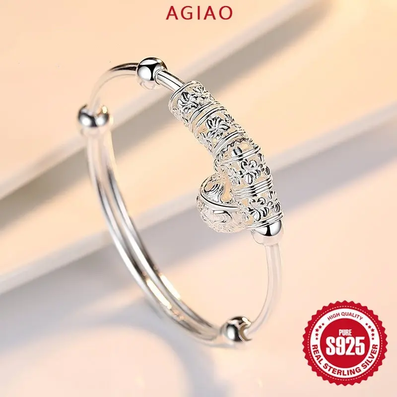 AGIAO Gelang Loncat Manik Wanita Perak 925 6
