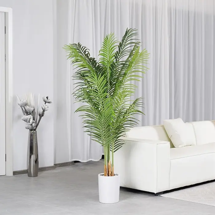 Artificial tree, Artificial Mallow tree, 3-5FT(90-160CM) Tall, Suitable for home, studio, restaurant landscape decoration