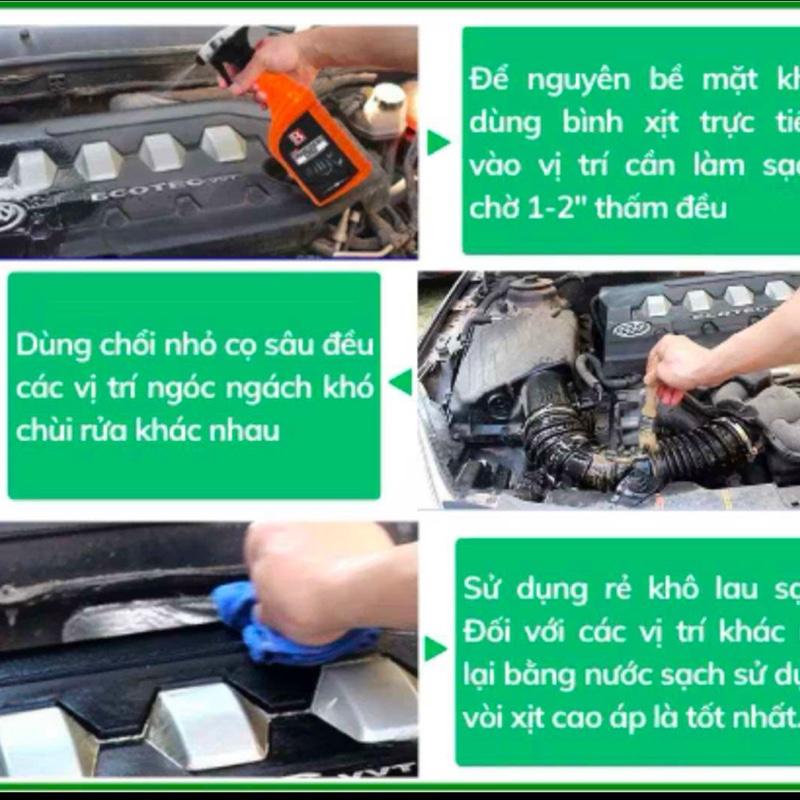 Xịt tẩy rửa đa năng thương hiệu Botny cho xe máy và ô tô - Phụ Kiện 2