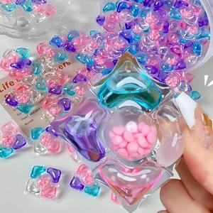 Perlas para lavandería 5 en 1, 20/50 piezas por bolsa, peso total de 800g, limpieza profunda y eliminación de manchas, perlas de detergente para lavandería concentrado