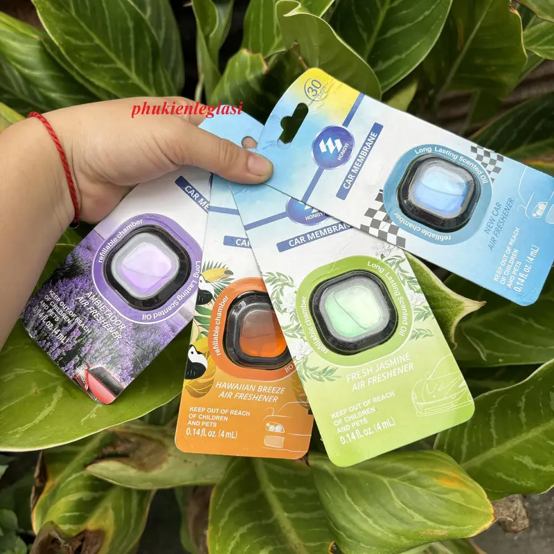 Nước Hoa Kẹp Cửa gió máy lạnh 4ml điều hoà oto khử mùi làm thơm mát tươi không khí 5