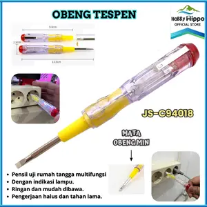 TESPEN LISTRIK OBENG BOLAK BALIK/OBENG MIN DAN PLUS /JS-94018     -     OBENG TESPEN / OBENG TES LISTRIK /JS-94019