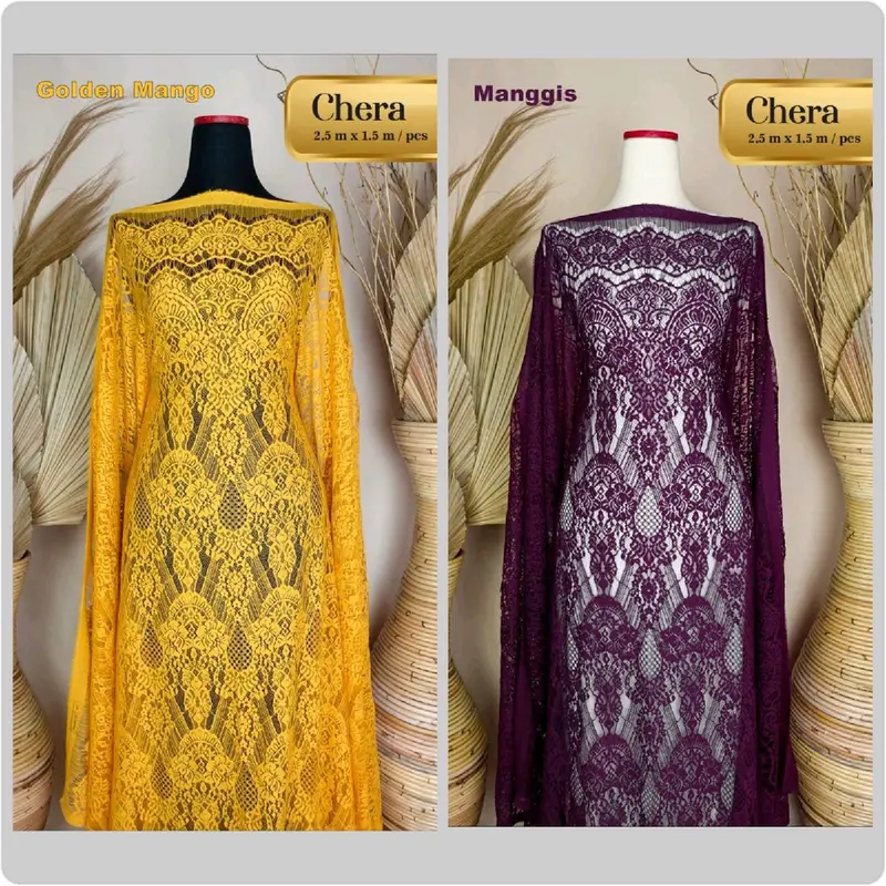 Brokat Semifrancis Katun Nylon 1