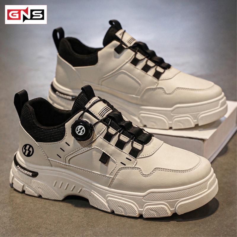 Giày GNS M253, Giày Nam Sneaker  Thời Trang Giày Nam Nút Vặn Thông Minh Đế Cao Su Non giày sneakers  nam