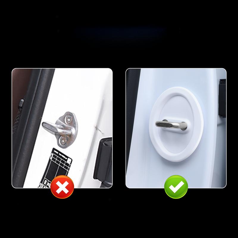 Đề Can Bảo Vệ Khóa Ô Tô, Đệm Chống Va Chạm Giảm Xóc, Đệm Chống Va Chạm Dày, Phụ Kiện Xe Hơi Thông Dụng Bao Gồm Khóa Và Ferrule, Phụ Kiện Chìa Khóa Móc Khoá 3