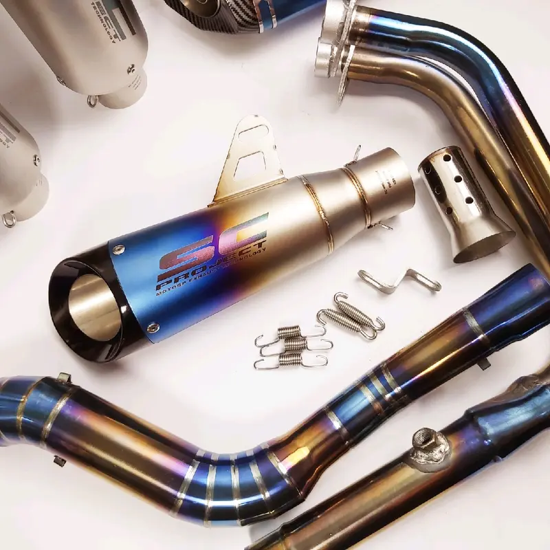 Knalpot IMPORT SC Project S1 HD Blue For Ninja 250 FI Karbu Z250 R25 MT25 CBR 250RR Full System PnP Tinggal Pasang 1