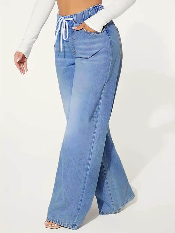Casual Street Solid Ripped Make Old High Waist Denim Jeans(3 Colors) Casual Street Solid Ripped Make Old High Waist Denim Jeans(3 Colors)
