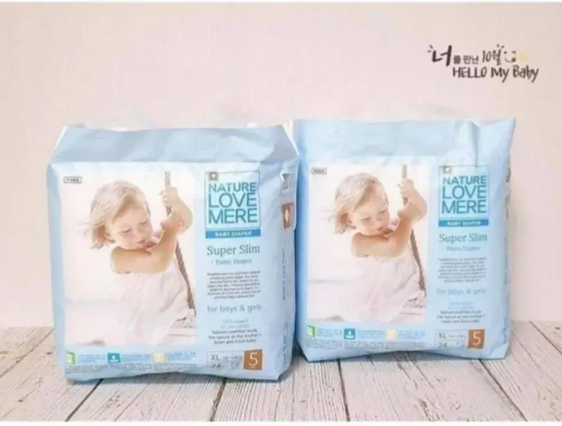 [BBK] 1 Thùng 4 bịch bỉm hè  Nature Love Mere (mẫu mới) mềm mỏng thoáng mát cho bé 3