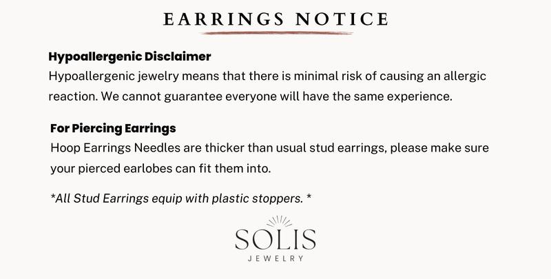 Product Introduction of Braided Twisted Chunky Hoop Earrings • 18K Gold Plated 316L Stainless Titanium Steel Huggies Statement Earring For Women Solis Jewelry 1