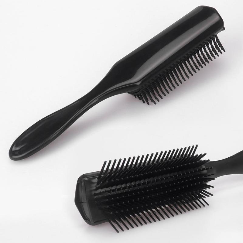 Detachable Design Hair Brush, Nine Row Comb Teeth Hair Comb, Massage Comb, Heatless Special Hair Styling & Haircare Comb for Women & Men Hair Care 4