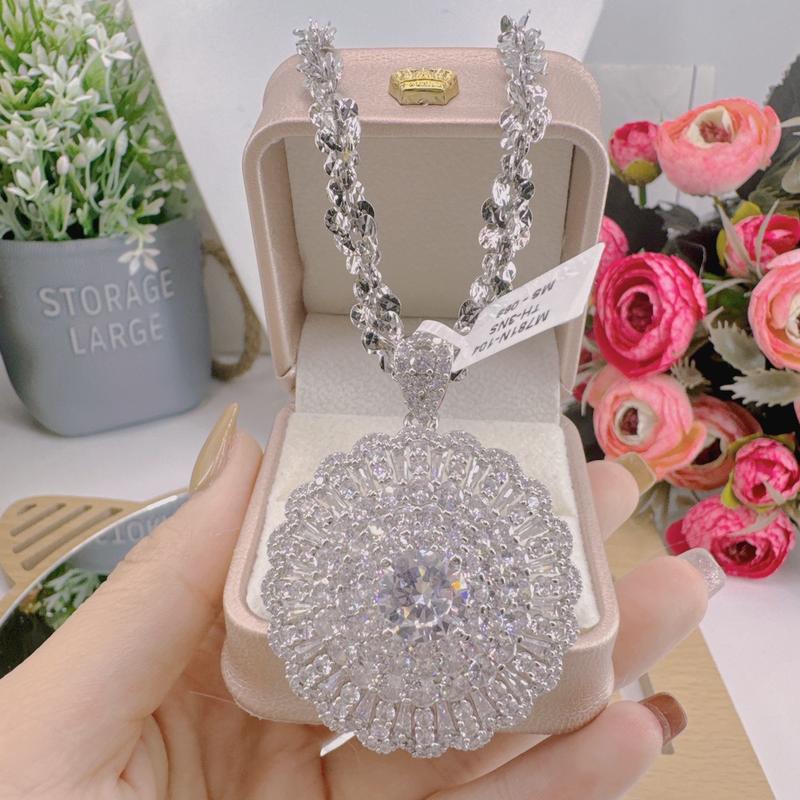 Product Introduction of Dây chuyền nữ xoắn trắng+mặt t2 Trang Sức 4